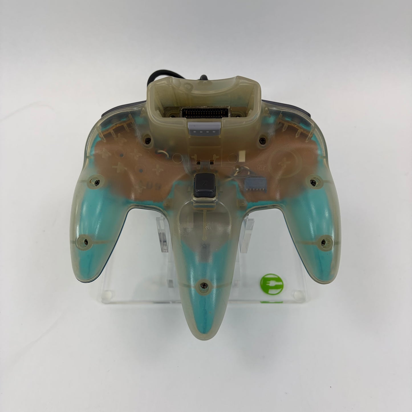 Nintendo 64 N64 Original Controller Clear Ice Blue / Clear