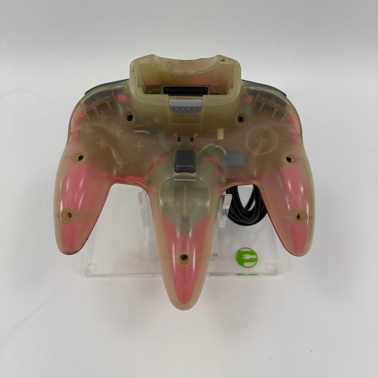 Nintendo 64 N64 Original Controller Watermelon Red / Clear