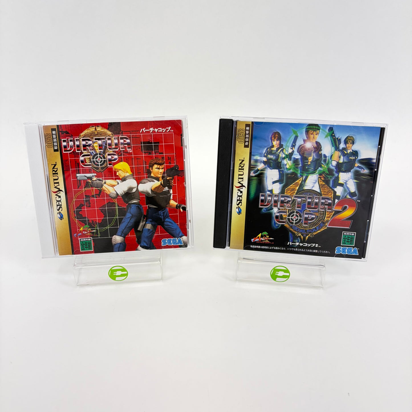 Lot of 2 Sega Saturn Games Virtua Cop 1 & 2