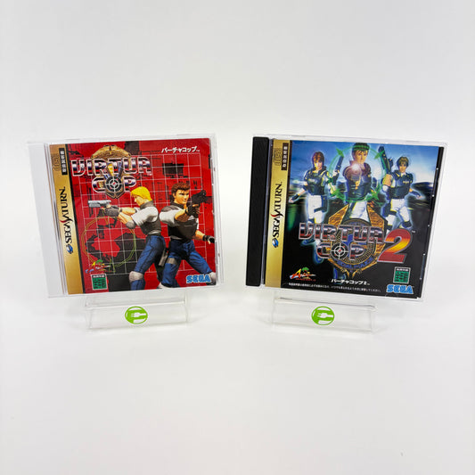 Lot of 2 Sega Saturn Games Virtua Cop 1 & 2