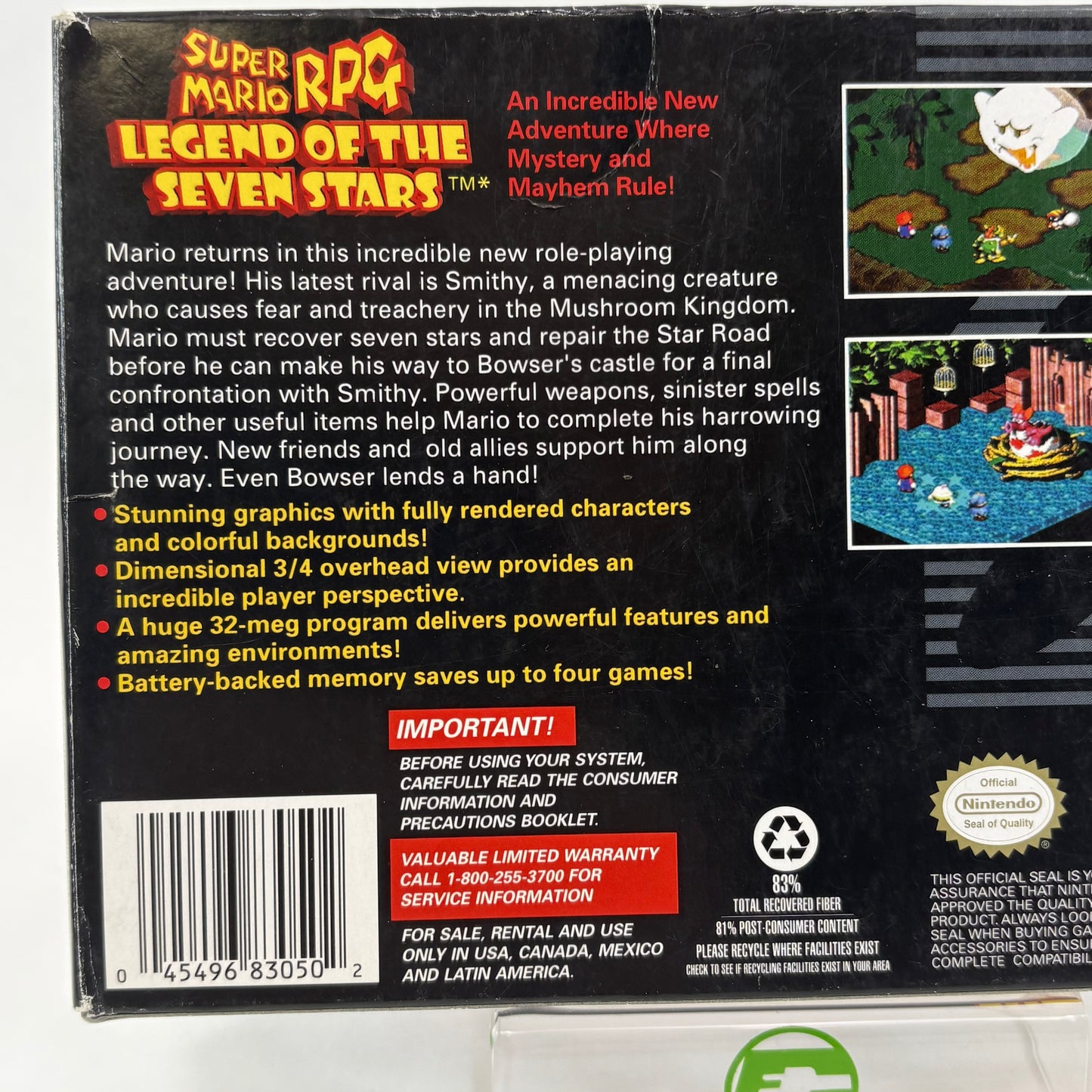 Super Mario RPG (Super Nintendo SNES, 1996)