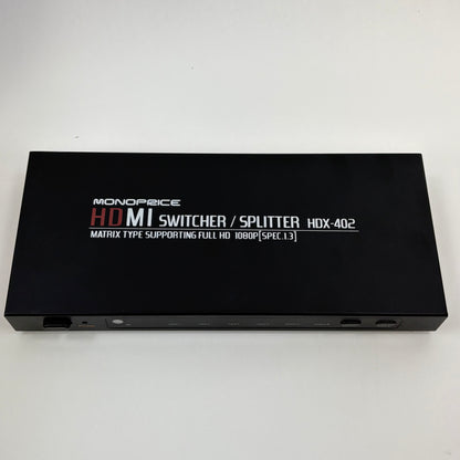 New MonoPrice HDMI Switcher / Splitter 4-Port HDX-402