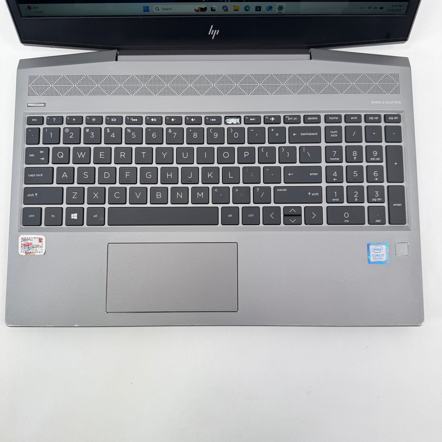 HP ZBook 15 G5 15.6" i7-8750H 2.2GHz 16GB RAM 500GB SSD Quadro P600