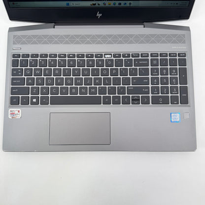 HP ZBook 15 G5 15.6" i7-8750H 2.2GHz 16GB RAM 500GB SSD Quadro P600