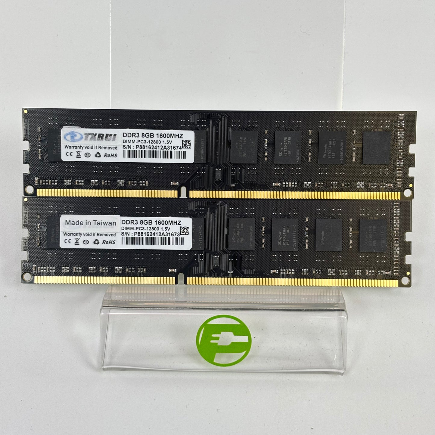 TXRUI DIMM-PC3-12800 16GB (2x8GB) RAM DDR3 1600MHz