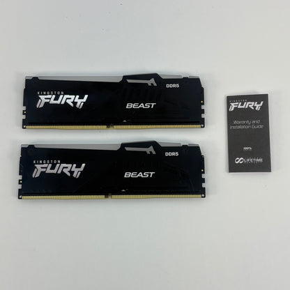 New Kingston FURY Beast 32GB (2x16GB) RAM DDR5 5600MHz KF556C36BBEAK2-32