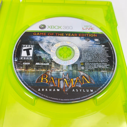 Lot of 3 Microsoft Xbox 360 Batman Games