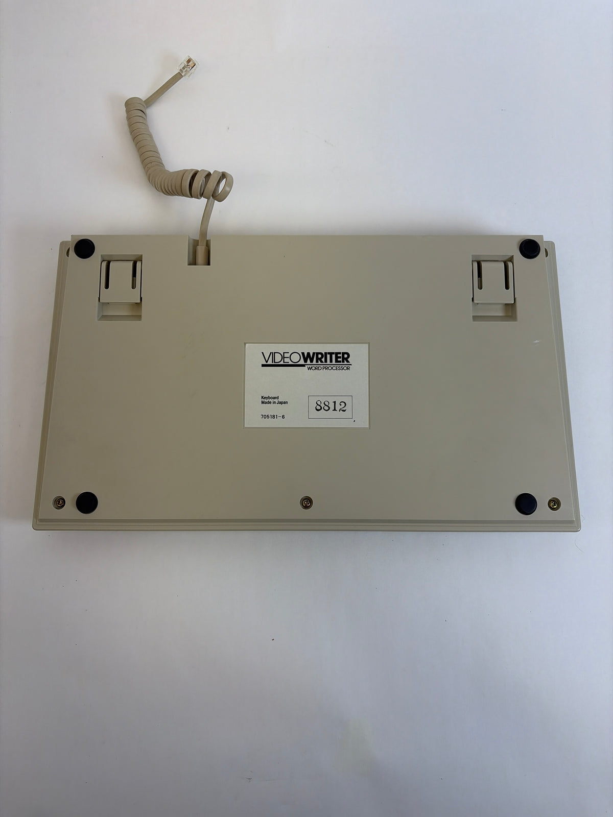 Magnavox Video Writer 250 Word Processor PH7721 BE02 Keyboard Made in Japan