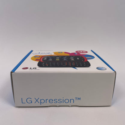 AT&T LG Xpression C395 Slider QWERTY Keyboard Cellphone Red