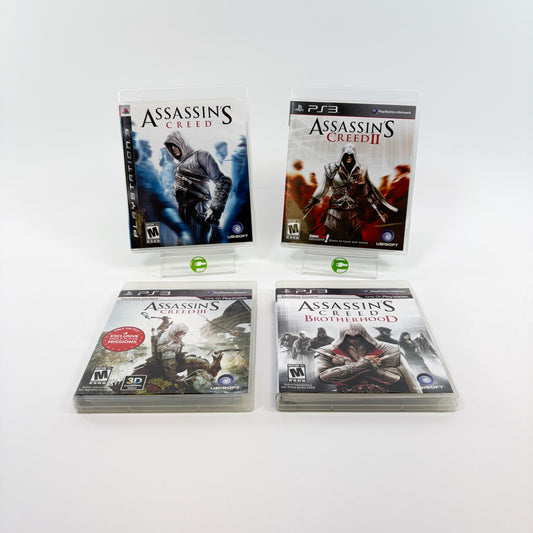 Lot of 4 Sony PlayStation 3 PS3 Assassins Creed Games