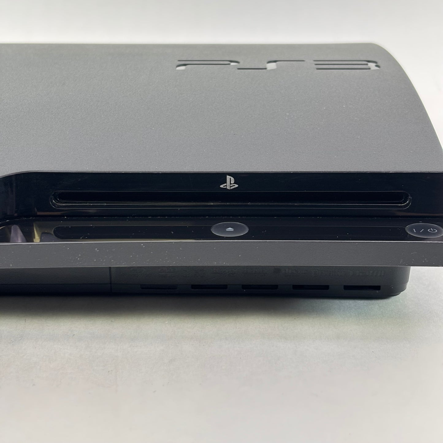 Sony PlayStation 3 Slim PS3 320GB Black Console Gaming System CECH-3001B - READ