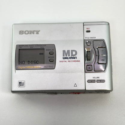 Sony MD Walkman Portable Minidisc Recorder MZ-R50 w/ Accessories (Tested Works)