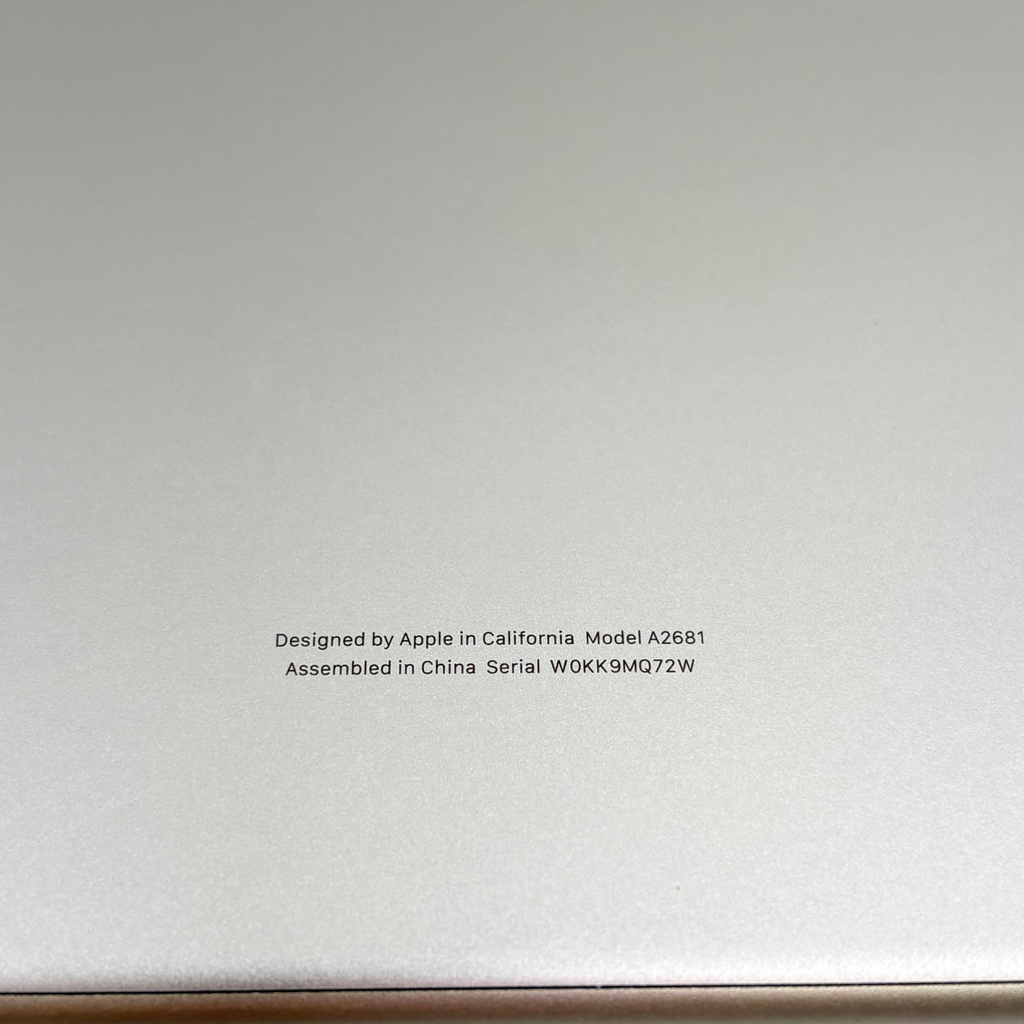 2022 Apple MacBook Air 13.6" M2 8C GPU 3.5GHz 8GB RAM 256GB SSD A2681