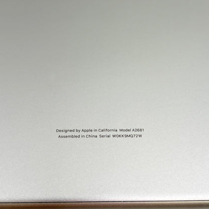 2022 Apple MacBook Air 13.6" M2 8C GPU 3.5GHz 8GB RAM 256GB SSD A2681