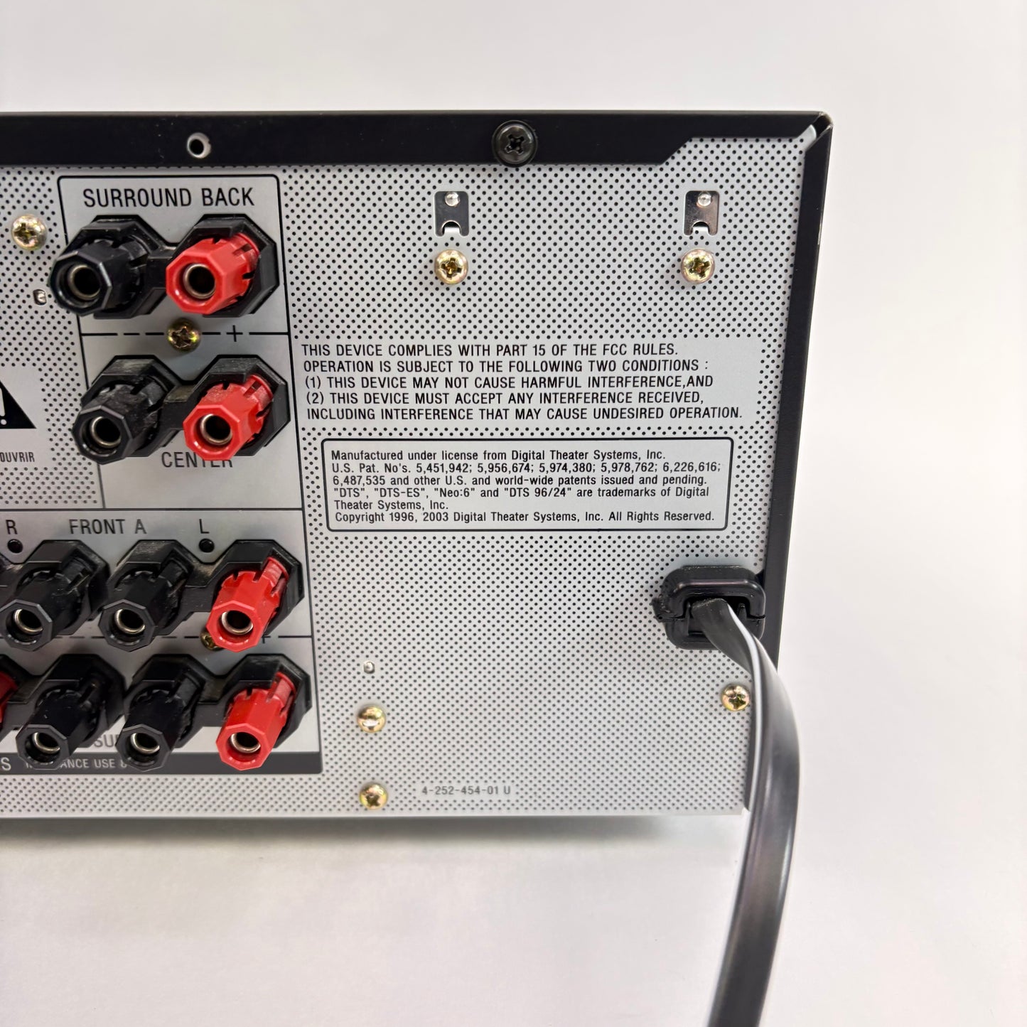 Sony STR-DE597 220W 8-16 ohm 6 Channel AV Receiver AMPG1US1BLK