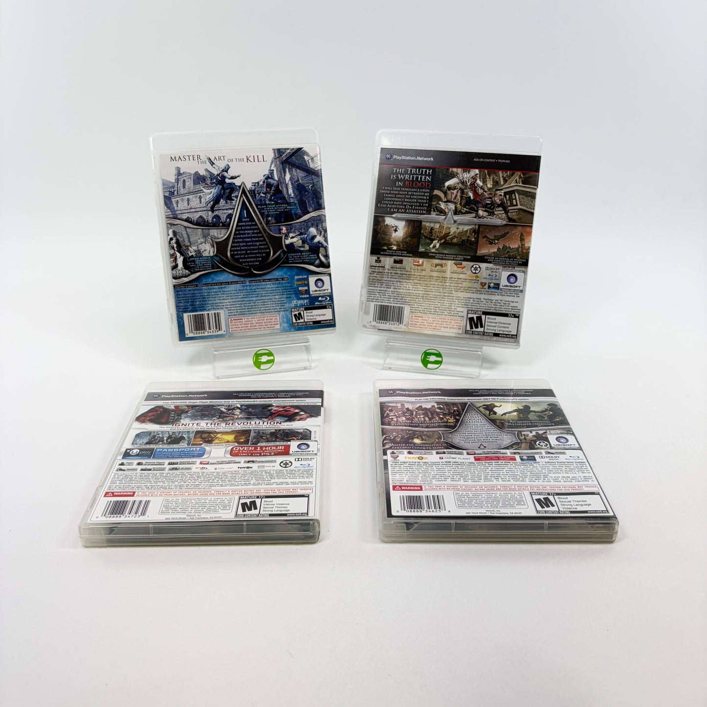 Lot of 4 Sony PlayStation 3 PS3 Assassins Creed Games