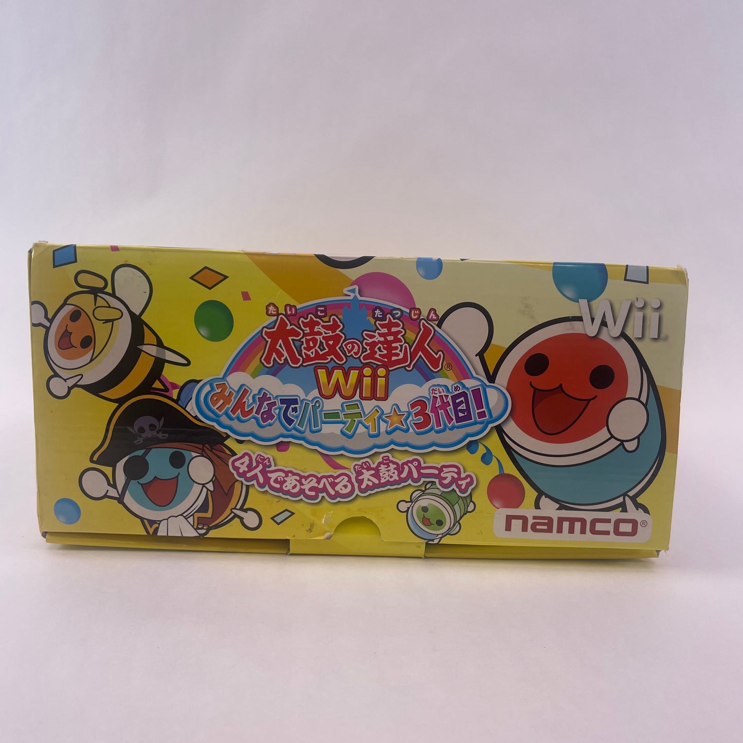 Taiko no Tatsujin Miinna de Party 3daime Bundled (Nintendo Wii, 2010) Drum set