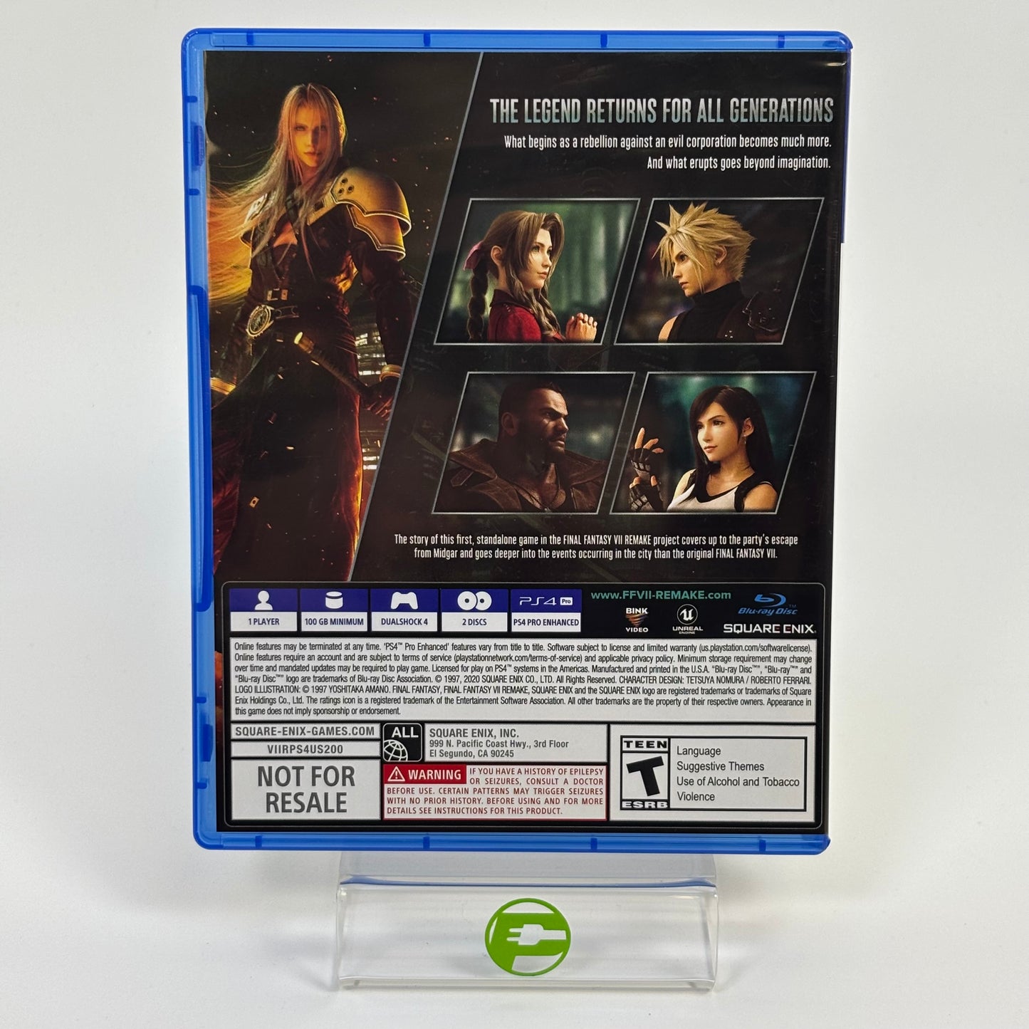 Final Fantasy VII Remake [Deluxe Edition] (Sony PlayStation 4 PS4, 2020)