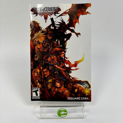Final Fantasy VII Dirge of Cerberus (Sony PlayStation 2 PS2, 2006) Game & Manual