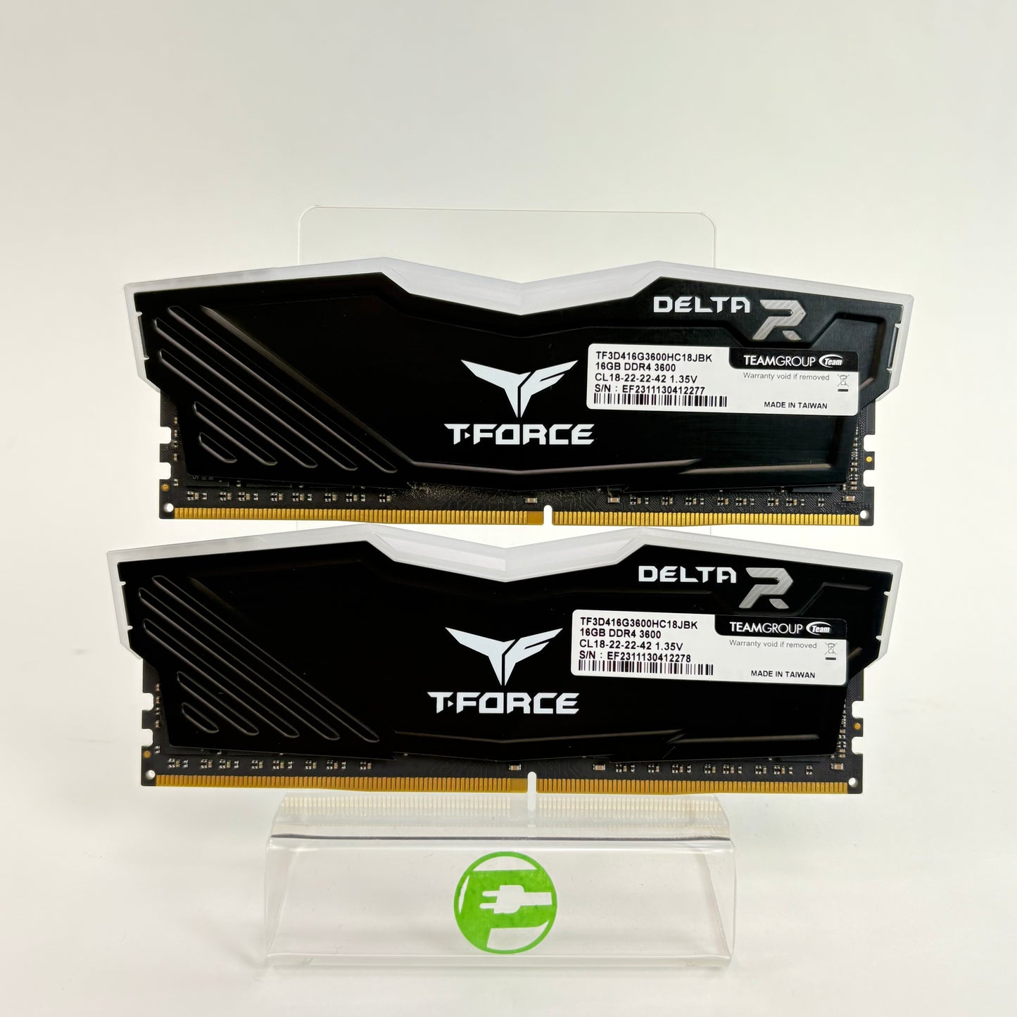 TeamGroup T-Force Delta RGB 32GB (2x16GB) RAM DDR4 3600MHz TF3D416G3600HC18JBK