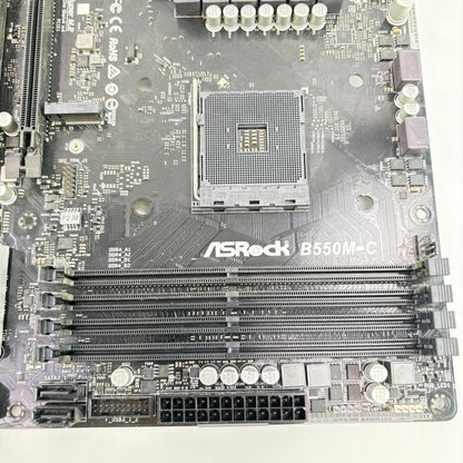 AsRock B550M-C AM4 mATX AMD DDR4 Motherboard
