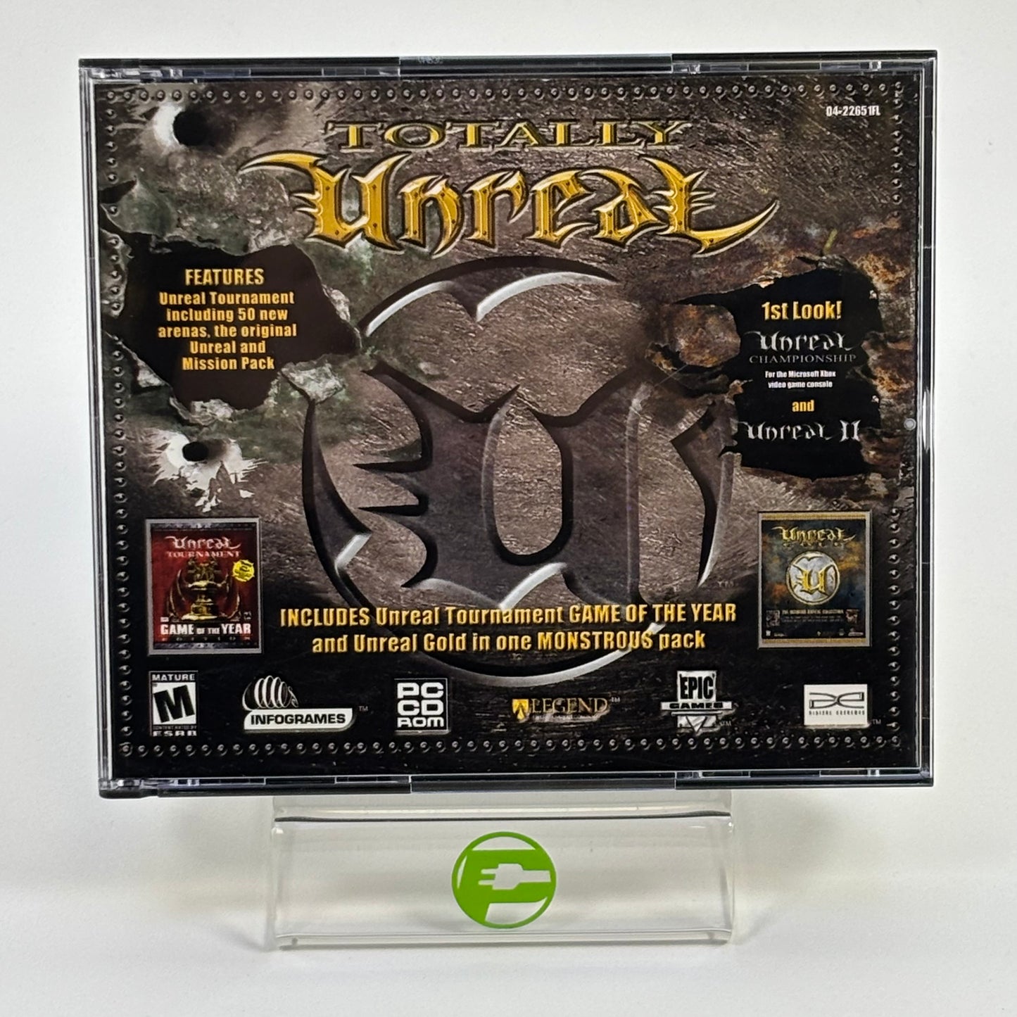 Totally Unreal (PC, 2001) and Quake III Arena (PC, 1999) w/Strategy Guide