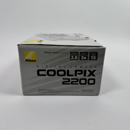 Nikon COOLPIX 2200 2.0MP Compact Camera
