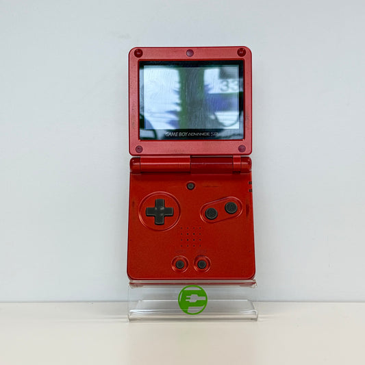 Nintendo Game Boy Advance SP Handheld Game Console Only AGS-001 (USA) Flame Red
