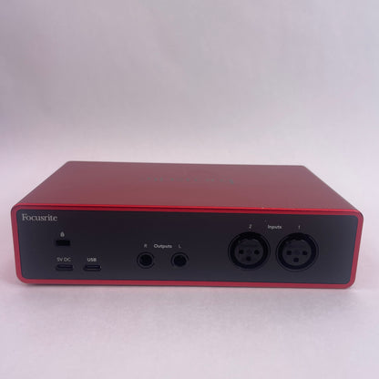 Focusrite Scarlett 2i2 4th Gen. USB-C Audio Interface MOSC0025