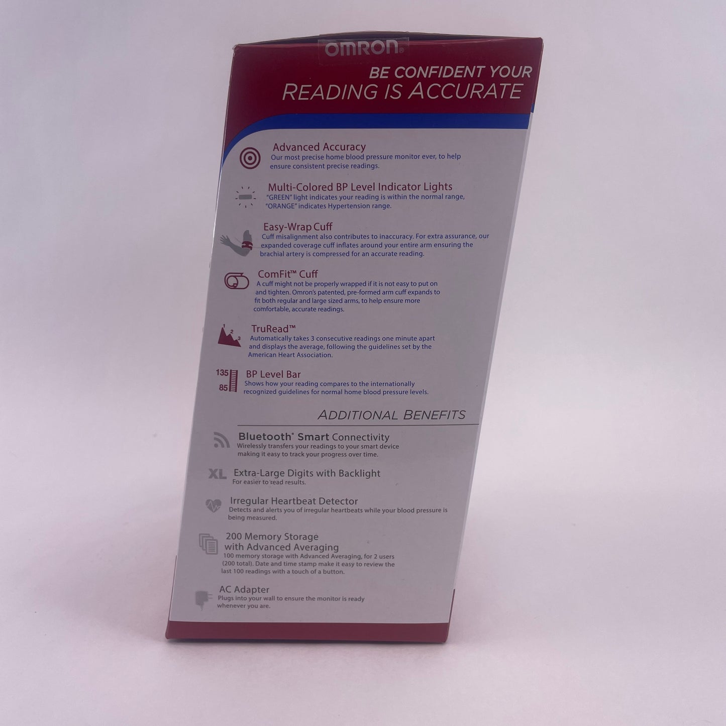 Omron BP786 Series 10 Plus Bluetooth Smart Blood Pressure Monitor Cuff