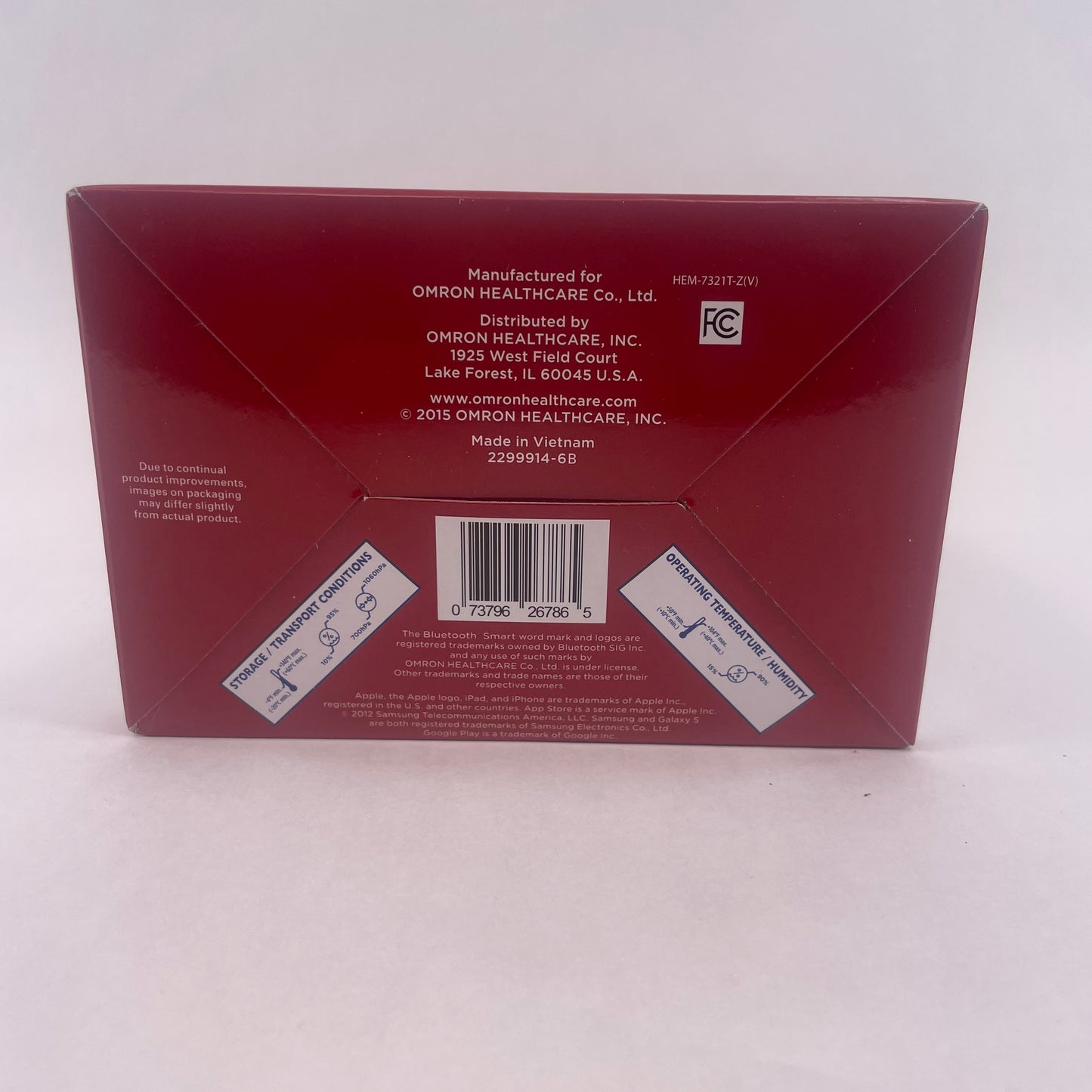 Omron BP786 Series 10 Plus Bluetooth Smart Blood Pressure Monitor Cuff