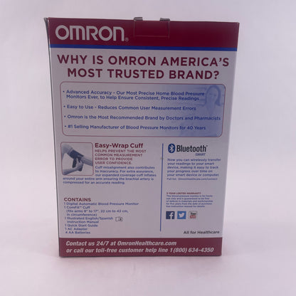Omron BP786 Series 10 Plus Bluetooth Smart Blood Pressure Monitor Cuff