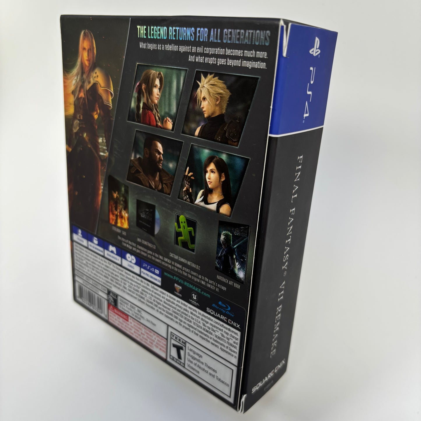 Final Fantasy VII Remake [Deluxe Edition] (Sony PlayStation 4 PS4, 2020)