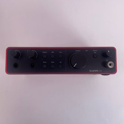 Focusrite Scarlett 2i2 4th Gen. USB-C Audio Interface MOSC0025