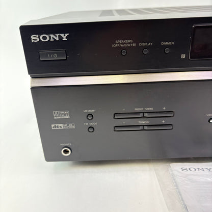 Sony STR-DE597 220W 8-16 ohm 6 Channel AV Receiver AMPG1US1BLK