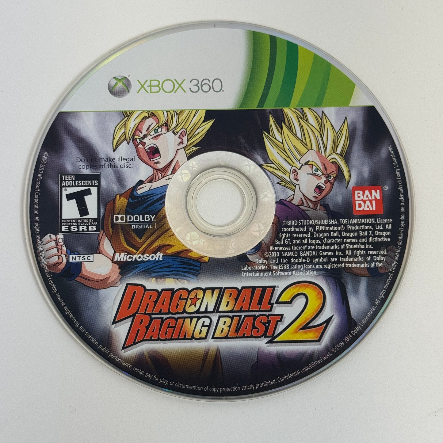 Dragon Ball: Raging Blast 2 (Microsoft Xbox 360, 2010)