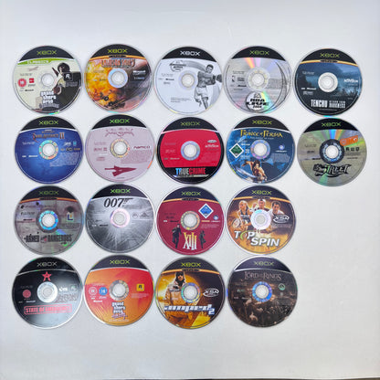 Lot of 34 Original Xbox Games (PAL) - Sports, FPS, Fighting, GTA, and More
