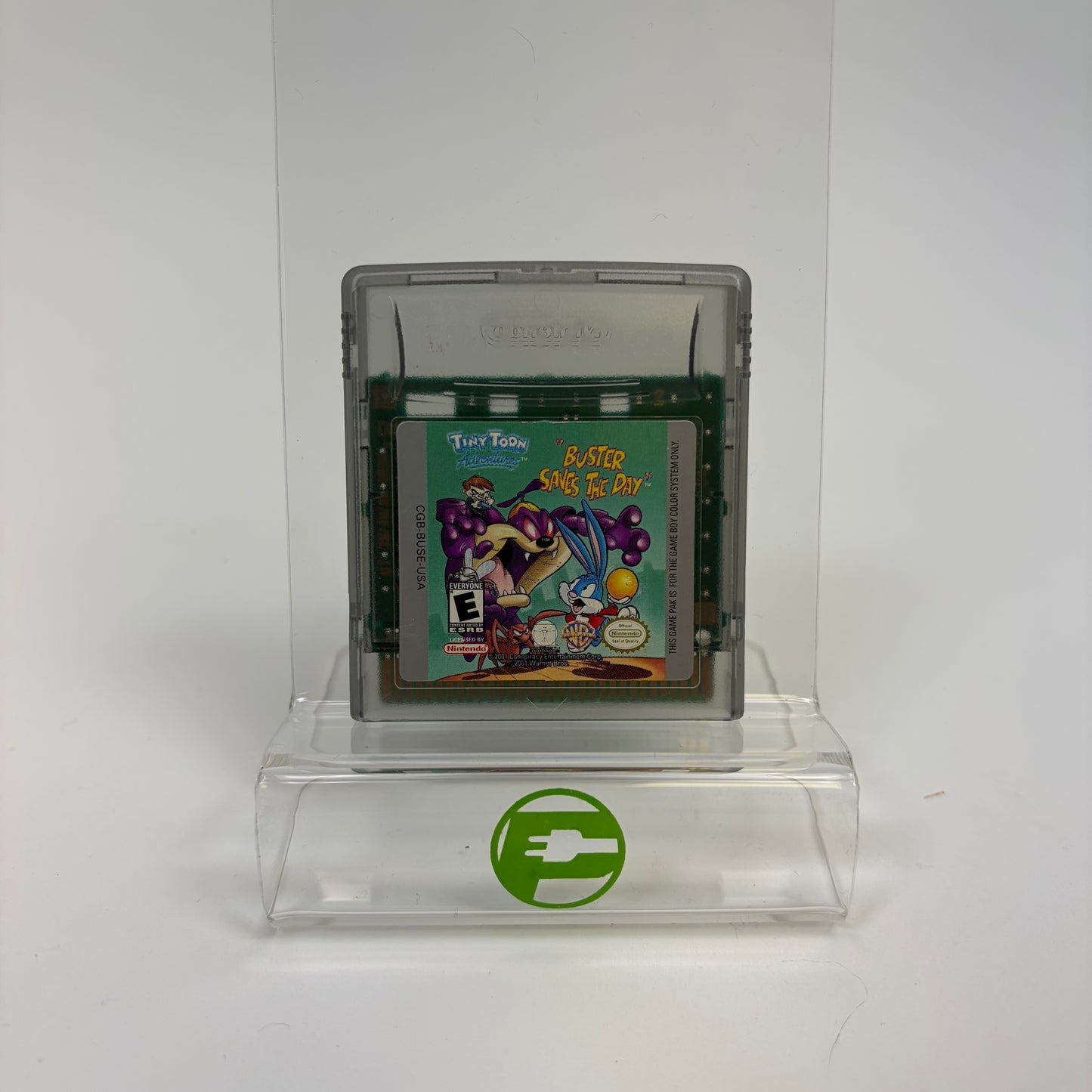 Tiny Toon Adventures "Buster Saves the Day" (Nintendo GameBoy Color, 2001) Works