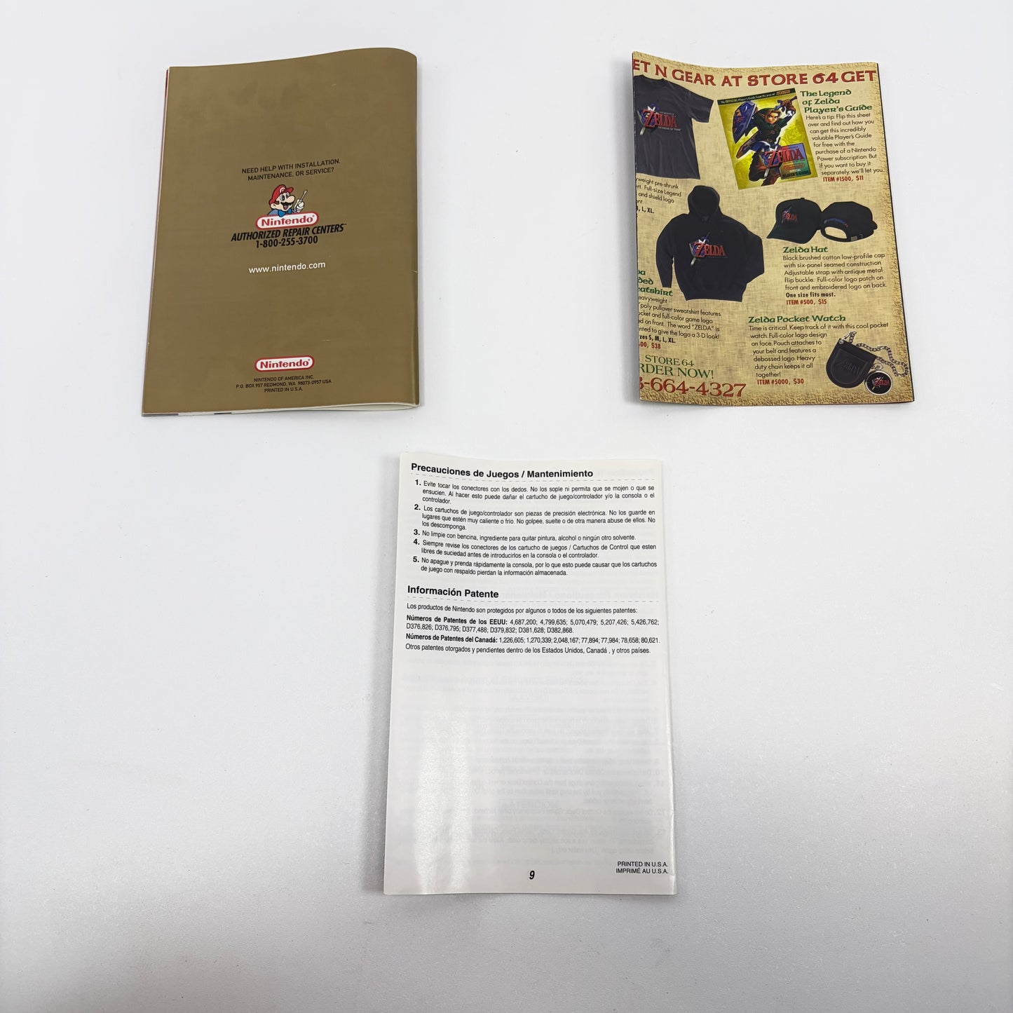 Zelda Ocarina of Time (Nintendo 64 N64, 1998)