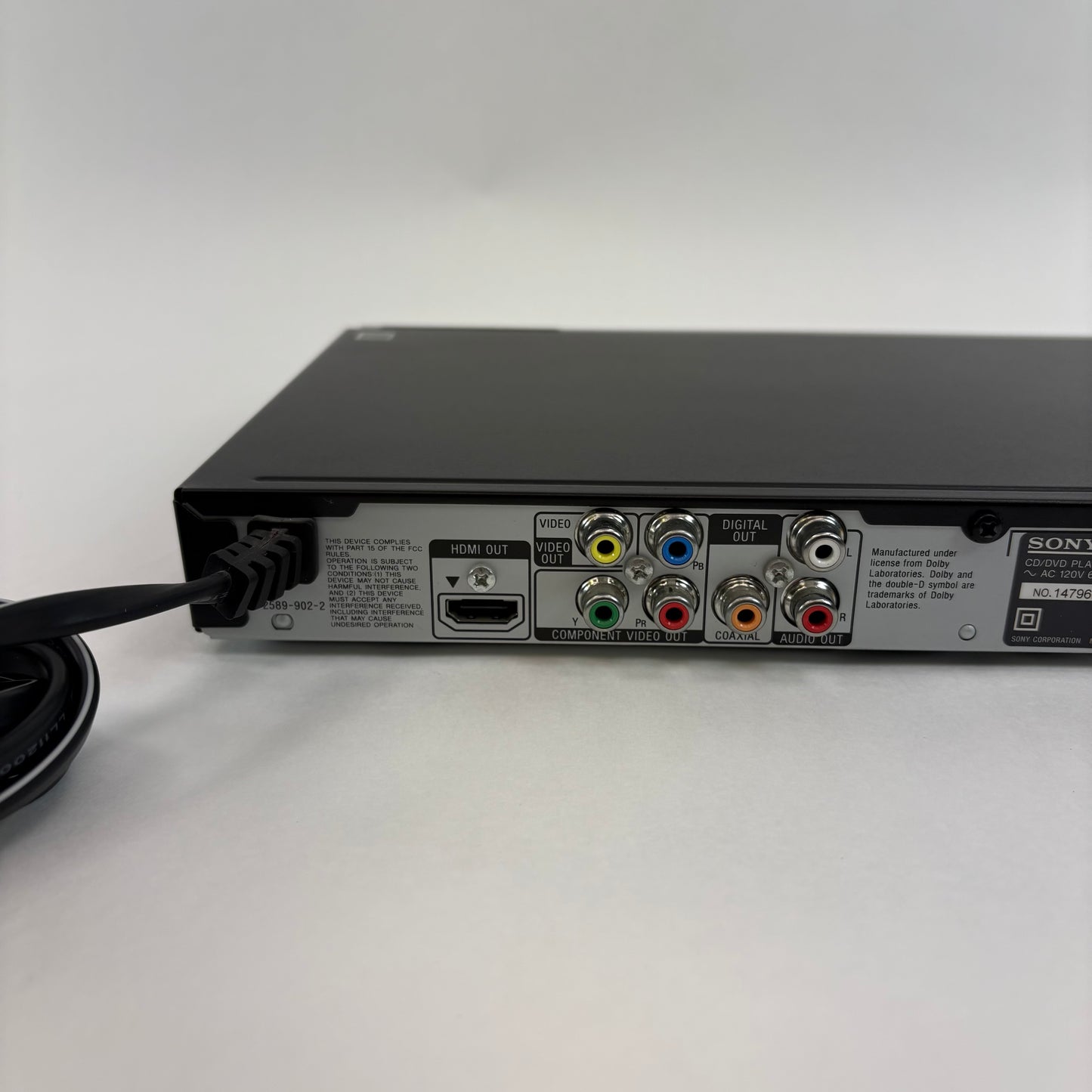 Sony DVP-SR500H DVD PLAYER