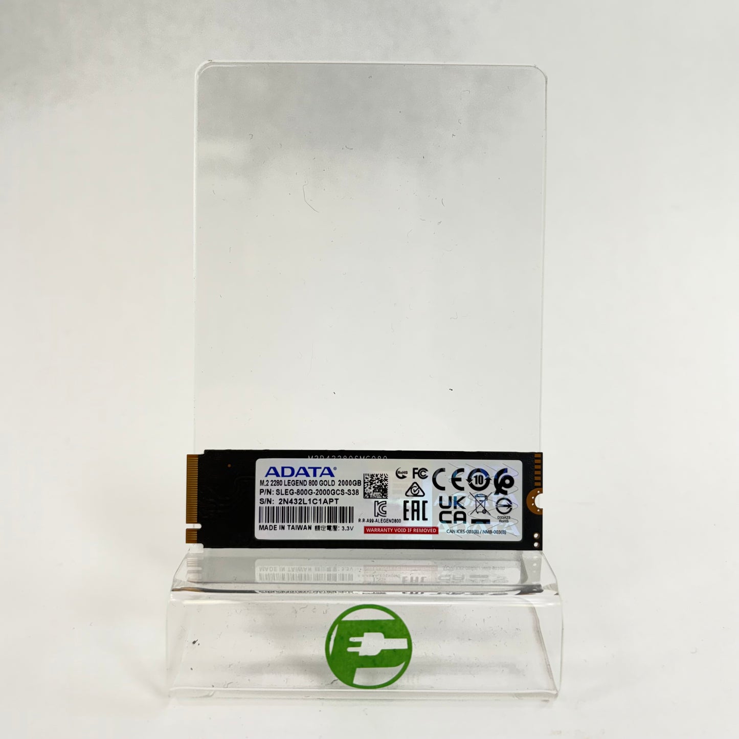 ADATA 2280mm Legend 800 Gold 2TB M.2 NVMe Gen 3.0 x 4 SSD SLEG-800G-2000GCS-S38