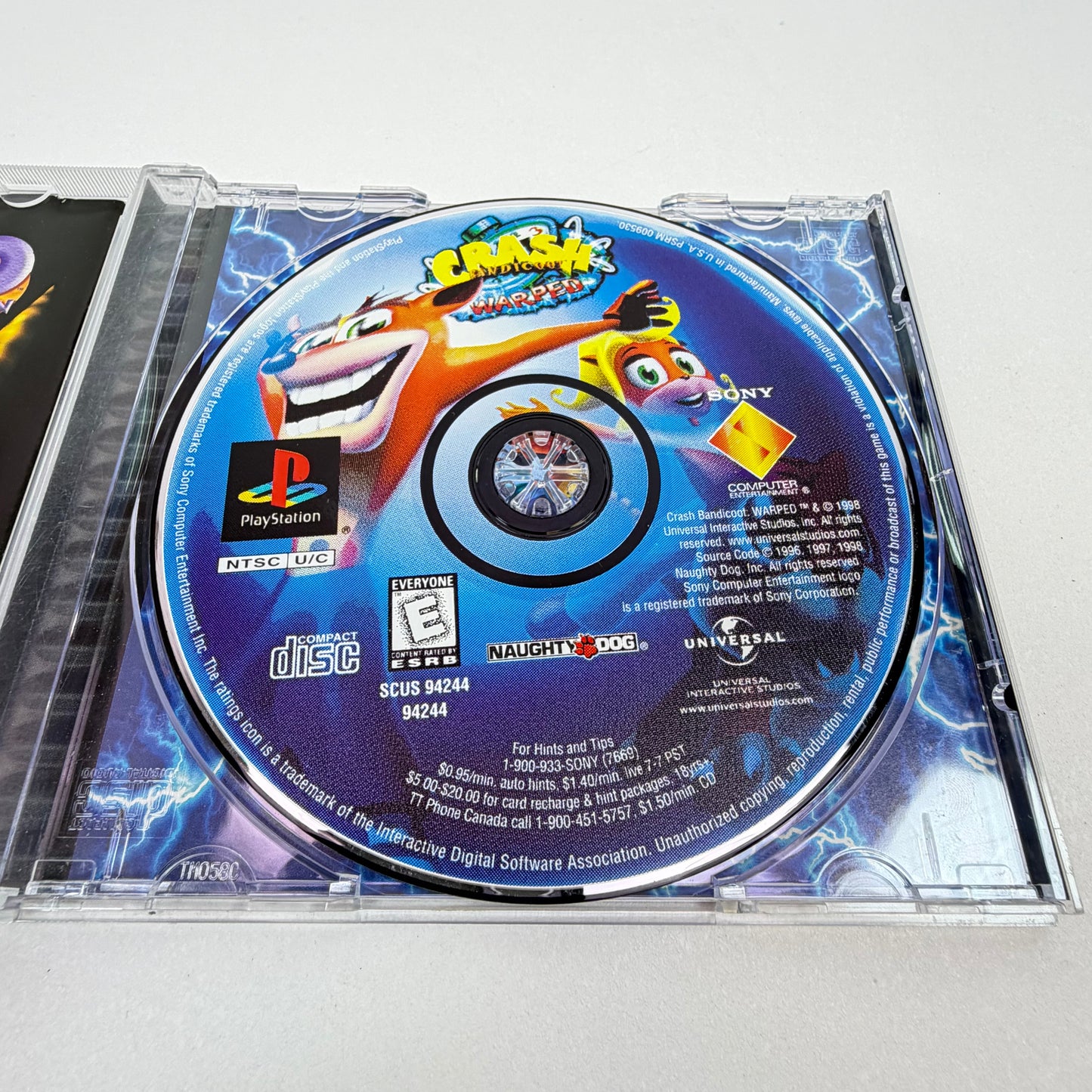 Lot of 2 Sony PlayStation 1 PS1 Crash Bandicoot Games