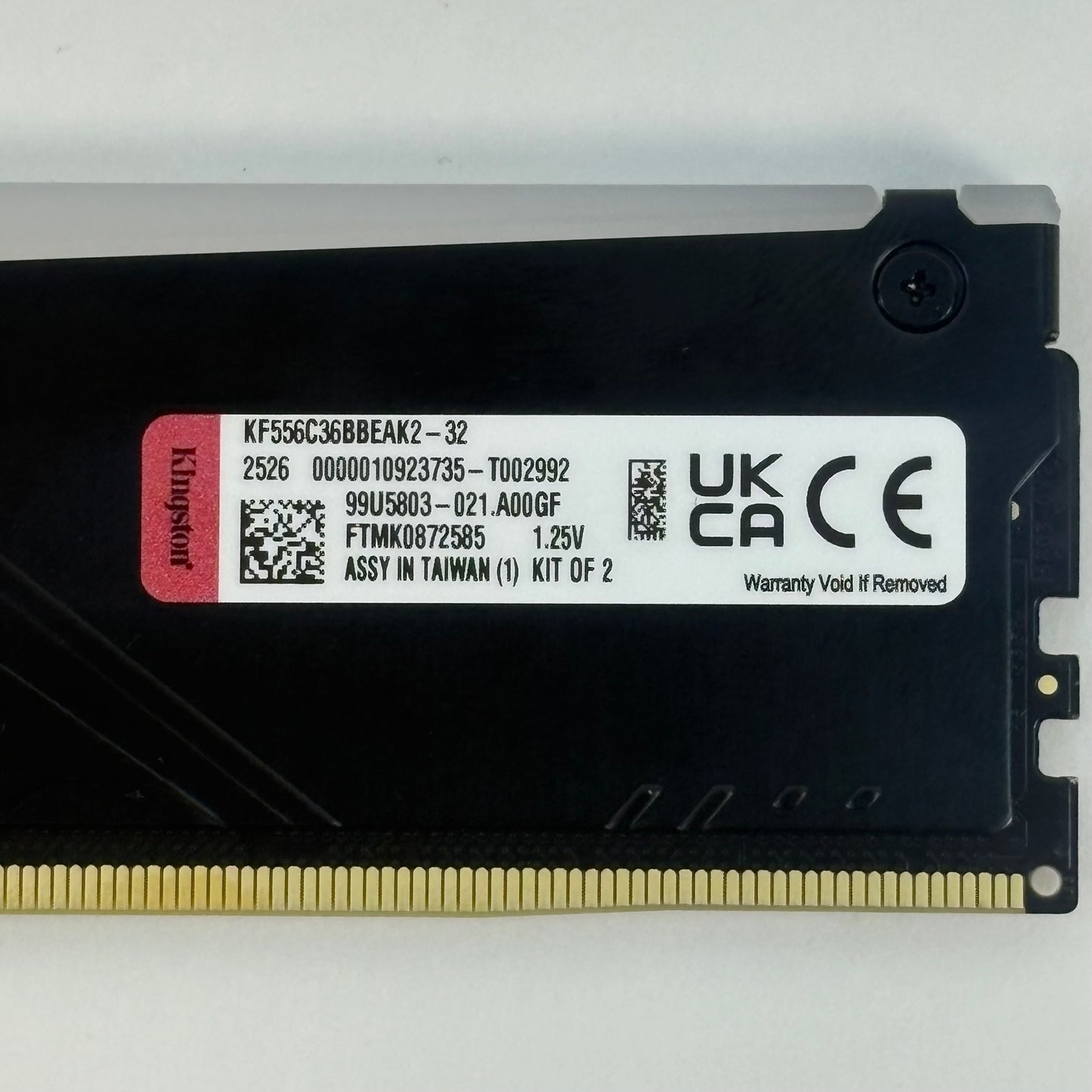 New Kingston FURY Beast 32GB (2x16GB) RAM DDR5 5600MHz KF556C36BBEAK2-32