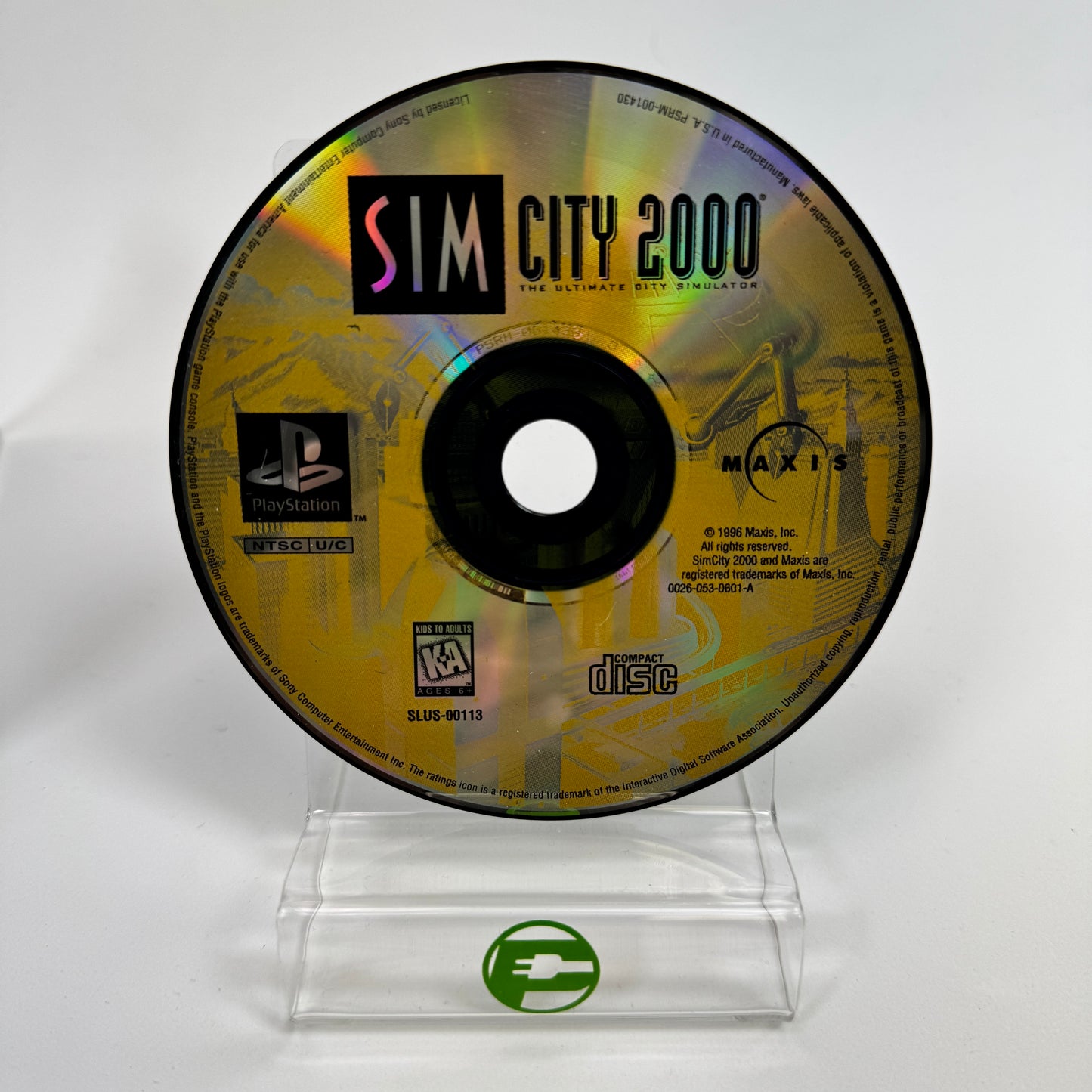 SimCity 2000 (Sony PlayStation 1 PS1, 1996)