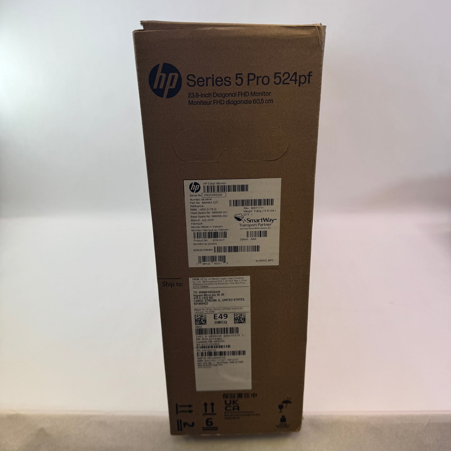 New HP Series 5 Pro 23.8" 9D9L6UT FHD IPS 100Hz Business Monitor