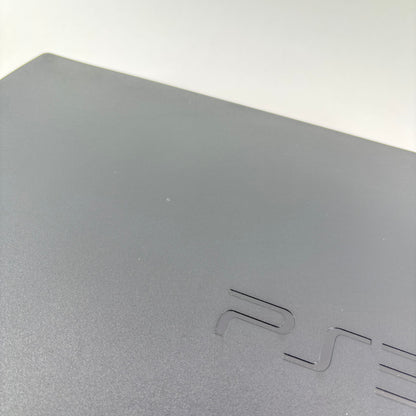 Sony PlayStation 3 Slim PS3 320GB Black Console Gaming System CECH-3001B - READ