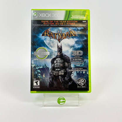 Lot of 3 Microsoft Xbox 360 Batman Games