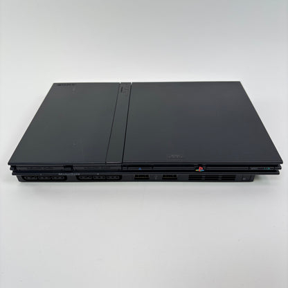 Sony PlayStation 2 Slim PS2 Black Console Gaming System SCPH-70012 w/Accessories