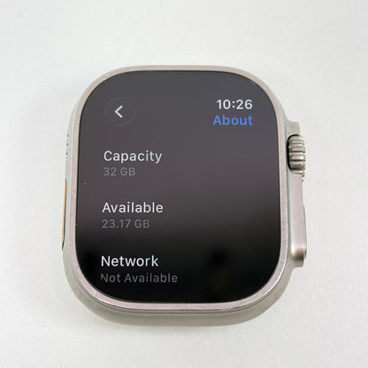 Unlocked Apple Watch Ultra 49MM Natural Titanium