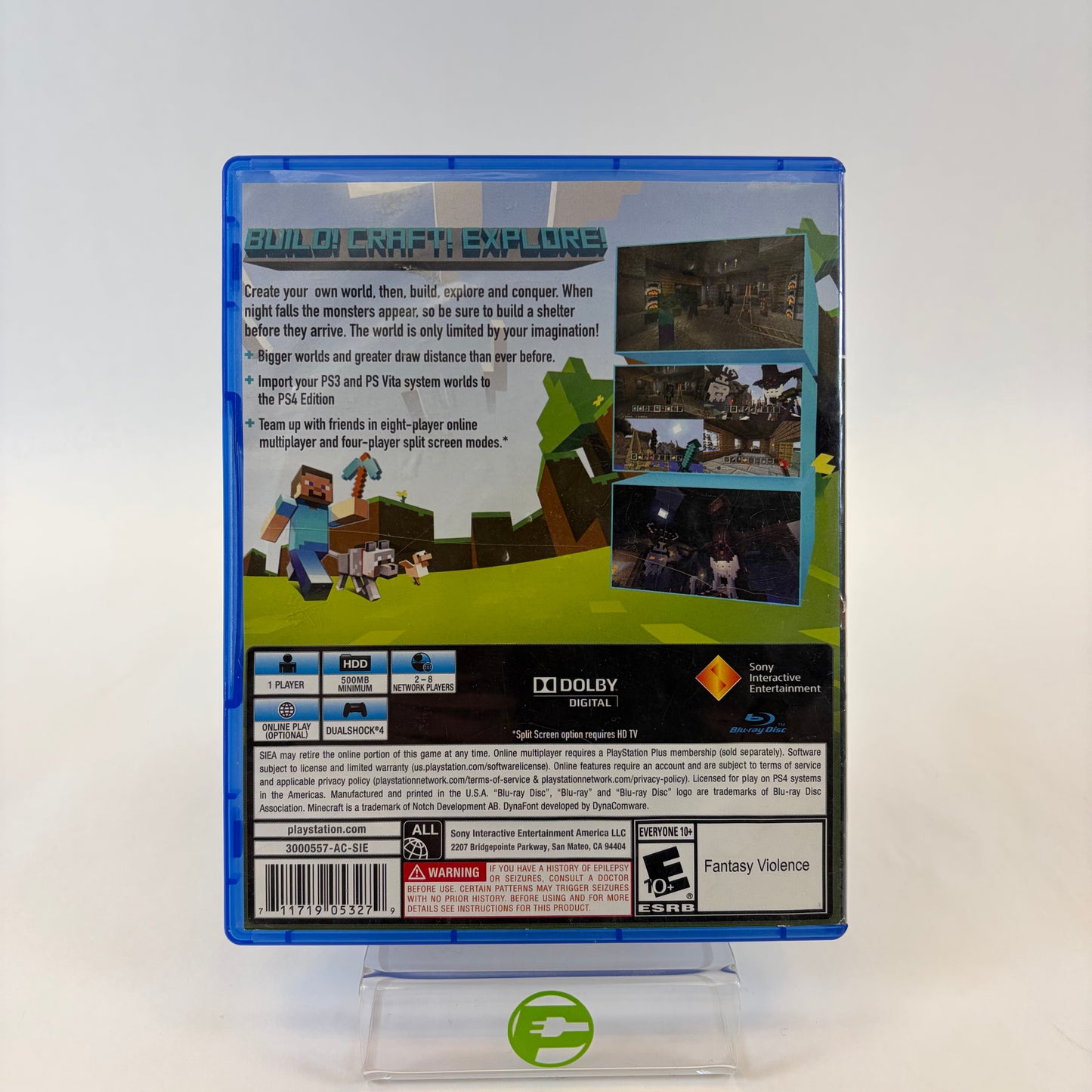 Minecraft: Playstation 4 Edition (Sony PlayStation 4 PS4, 2014)